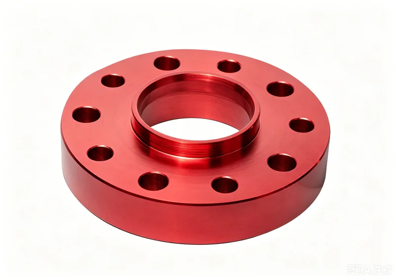 Hard anodized machined component