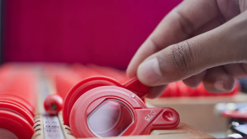 Inspecting packaging of molded parts before shipment