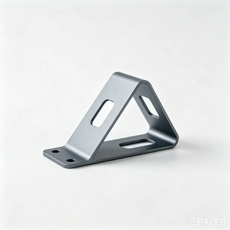 Powder coated colored finish on a stamped metal part