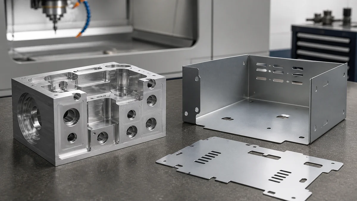 CNC Machining vs Sheet Metal Fabrication: Which Process Fits Your Part?