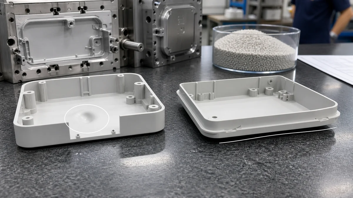 How Can You Reduce Sink Marks and Warpage in Injection Molded Parts?