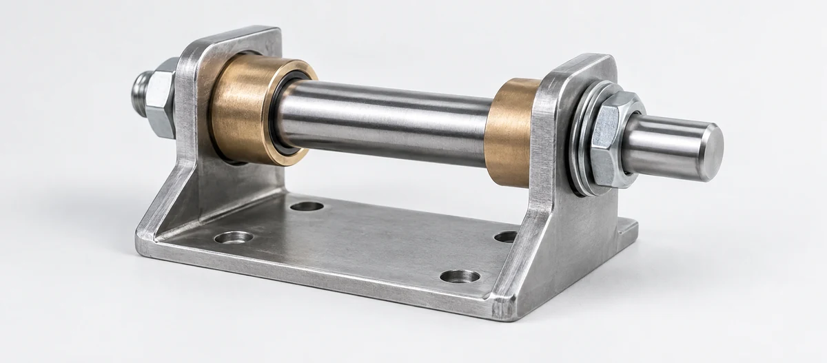 Compact mechanical subassembly with bracket and shaft