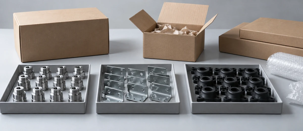Metal and polymer parts prepared for repeat supply