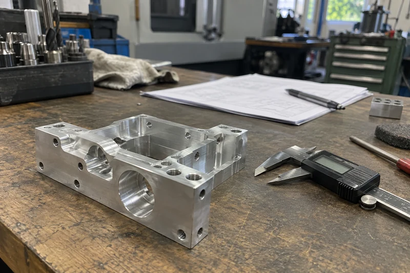 An inspected milled part and report
