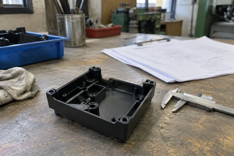 An inspected molded part and record