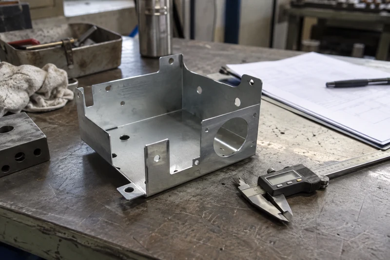 An inspected fabricated part and report