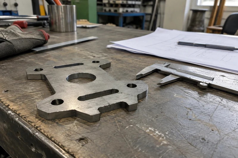 A laser-cut edge close-up