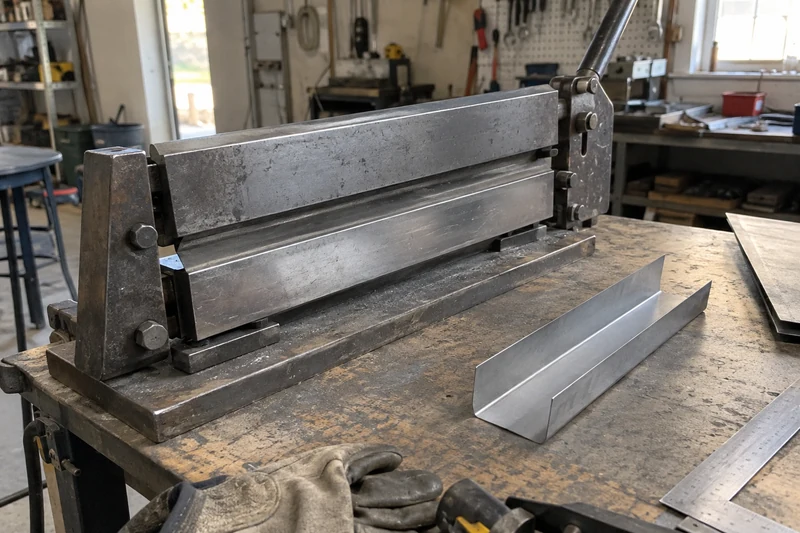 A bending tool and formed sample