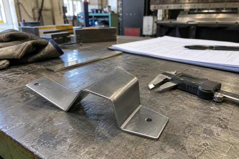 A bend angle measurement record