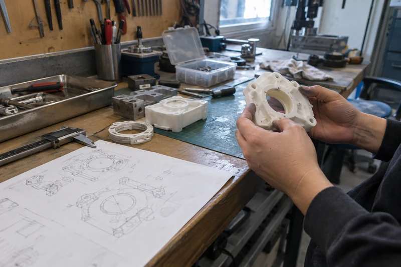Prototype and production parts with records