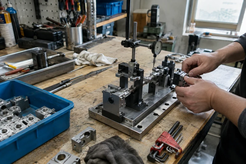 An fixture and repeatability check