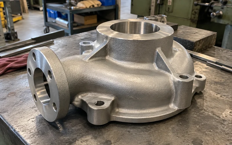 An investment cast stainless steel part