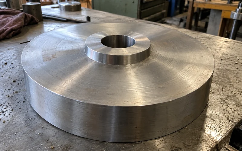 A machined gear blank