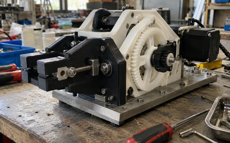 A 3D printed functional prototype in an assembly
