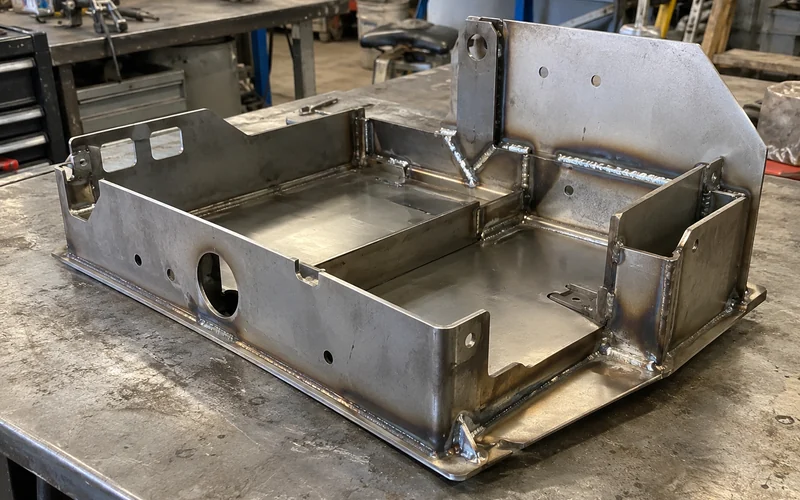A welded sheet metal subassembly