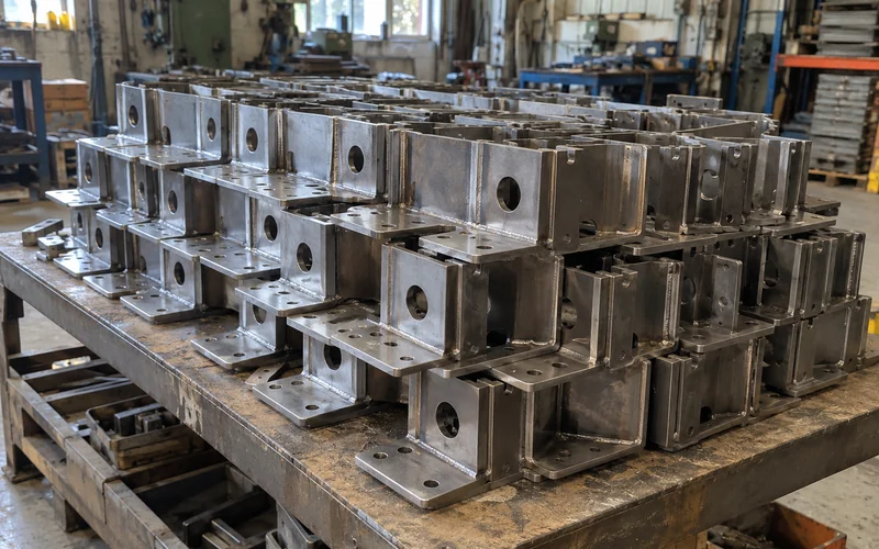 An identified lot of fabricated parts