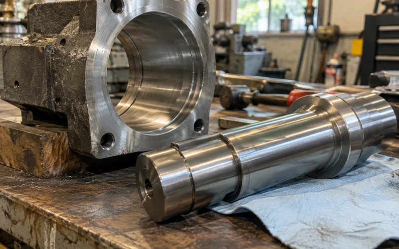 A precision machined bore and shaft