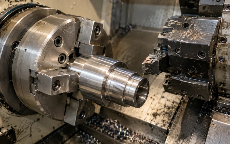 Workholding on a turned part