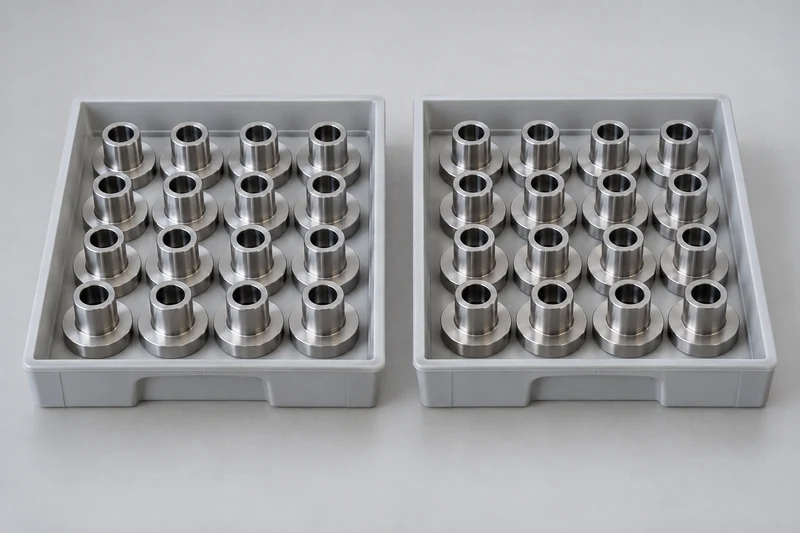 Repeat batches of matching parts in trays
