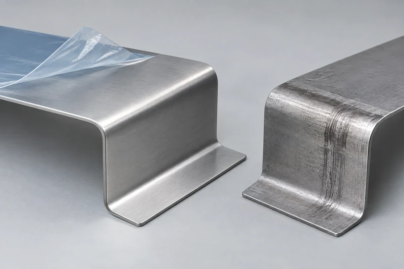 Clean and a tool-marked formed surface